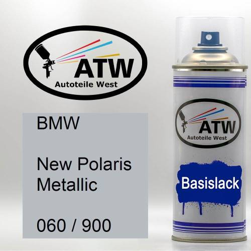 BMW, New Polaris Metallic, 060 / 900: 400ml Sprühdose, von ATW Autoteile West.